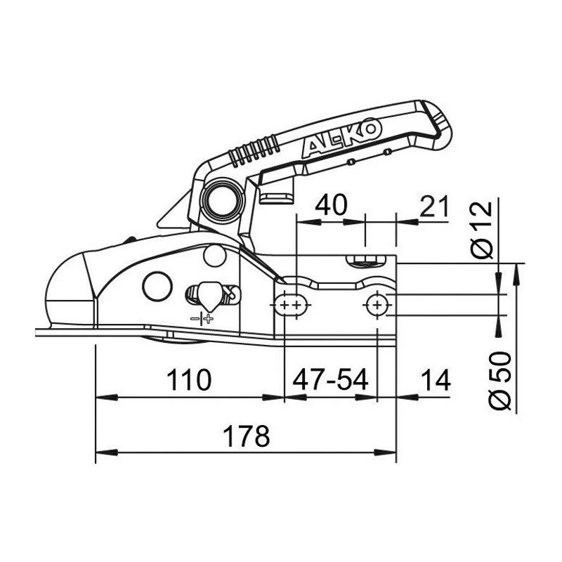 AL-KO Tête D'attelage AK 270 2 AL-KO Tête D'attelage AK 270 – Image 2