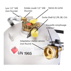 ALUGAS Bouteille Rechargeable GPL Travel Mate 13 Kg -Tout pour l’Extérieur alugas bouteille rechargeable gpl travel mate 13 kg 7