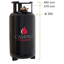 CAMPKO Bouteille GPL Rechargeable 14,5 Kg -Tout pour l’Extérieur campko bouteille gpl rechargeable 14 5 kg 3
