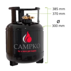 CAMPKO Bouteille GPL Rechargeable 6 Kg -Tout pour l’Extérieur campko bouteille gpl rechargeable 6 kg 3