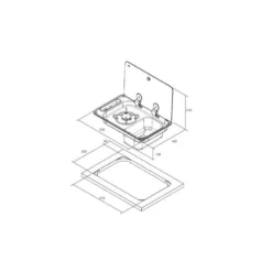 CAN Combiné 1 Feu Avec Couvercle -Tout pour l’Extérieur can combine 1 feu avec couvercle 2