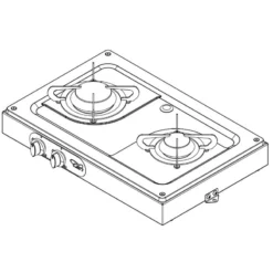 CAN Plaque De Cuisson 2 Feux | FN1332 -Tout pour l’Extérieur can plaque de cuisson 2 feux 2