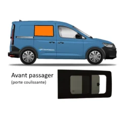 CARBEST Baie Latérale | Caddy 5 -Tout pour l’Extérieur carbest baie laterale caddy 5 ouverture ouvrante emplace 2