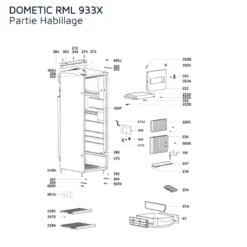 DOMETIC Pièces Détachées RML933X