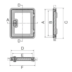 DOMETIC Portillon De Service SK 4 -Tout pour l’Extérieur dometic portillon de service sk 4 2