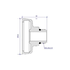 DREHMEISTER Adaptateur France Pour Coupelle GPL W 21,8 -Tout pour l’Extérieur drehmeister adaptateur france pour coupelle gpl w 21 8 2