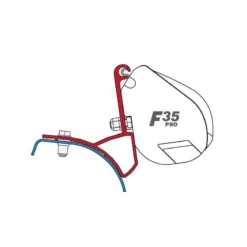 FIAMMA Kit F35 Pro R Trafic 2 -Tout pour l’Extérieur fiamma adaptateur f35 p trafic 2