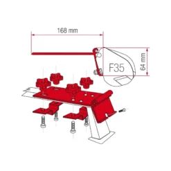 FIAMMA Kit Standard F35 Pro -Tout pour l’Extérieur fiamma adaptateur standard f35 pro 2