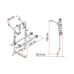 FIAMMA Carry Bike | Vito W638 - Hayon -Tout pour l’Extérieur fiamma carry bike vito w638 hayon 2