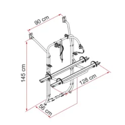 FIAMMA Carry Bike | VW T5 - Hayon -Tout pour l’Extérieur fiamma carry bike vw t5 hayon 2