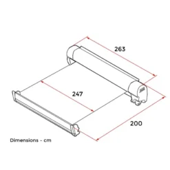 FIAMMA F45s 260 -Tout pour l’Extérieur fiamma f45 s 260 store f45s 4