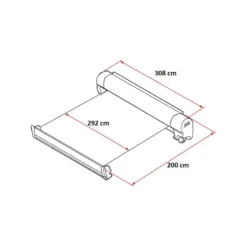FIAMMA F45 S 300 | VW T5 T6 L2 -Tout pour l’Extérieur fiamma f45 s 300 vw t5 t6 l2 7