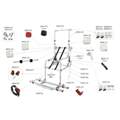 FIAMMA Pièces Détachées Carry-Bike Lift 77