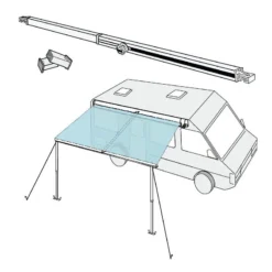 FIAMMA Rafter F45 / F80 / F65 -Tout pour l’Extérieur fiamma rafter universel 4