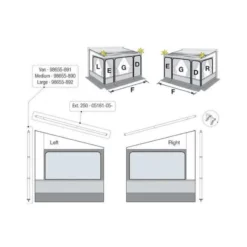 FIAMMA Pièces Détachées Des Auvents De Store ZIP Après 2016