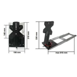 GESTEK Support TV Placard 360° -Tout pour l’Extérieur gestek support tv placard 360 2