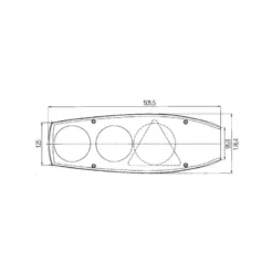 HELLA Feux Arrières Caraluna II Chromés Camping-car -Tout pour l’Extérieur hella feux arrieres caraluna ii chromes 2