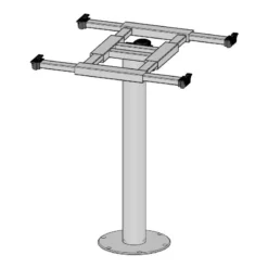 ILSE Pied De Table 7204GRA