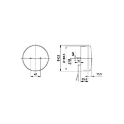 JOKON Feu Arrière 730 -Tout pour l’Extérieur jokon feu arriere 730 o 122 mm 6