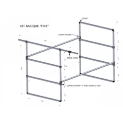 NAUTIX Kit Aménagement Surf & Windsurf -Tout pour l’Extérieur nautix kit amenagement fixe surf windsurf 3