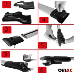 OMAC Barres De Toit Elegance MB Vito W638 -Tout pour l’Extérieur omac barres de toit elegance mb vito w638 12