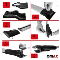 OMAC Barres De Toit Elegance Stellantis | Jumpy/Expert/Proace -Tout pour l’Extérieur omac barres de toit elegance stellantis jumpyexpertproace 7