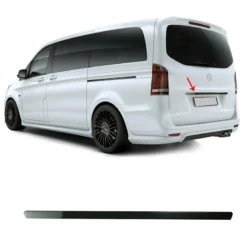 OMAC Couvre éclairage De Plaque De Coffre Carbon MB Vito W447