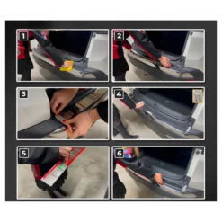 OMAC Protection Barre De Seuil Intérieur VW T6 -Tout pour l’Extérieur omac protection barre de seuil interieur vw t6 3