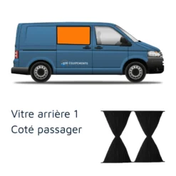 OMAC Rideaux Arrière | VW T5 T6 -Tout pour l’Extérieur omac rideaux arriere vw t5 t6 4