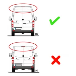 OMAC Becquet De Toit AR Crafter/Sprinter 2 -Tout pour l’Extérieur omac spoiler de toit ar sprinter 2 blanc brillant 4