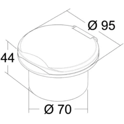 OSCULATI Classic Evo Inox Horizontal -Tout pour l’Extérieur osculati classic evo inox horizontal 2