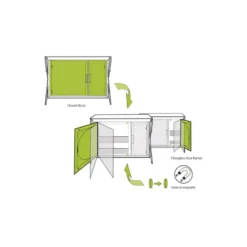 OUTWELL Drayton Kitchen Table -Tout pour l’Extérieur outwell cuisine exterieure 6