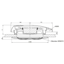 SIROCO Aérateur 3003 + Sensyo 12 V -Tout pour l’Extérieur siroco aerateur 3003 sensyo 12 v 3