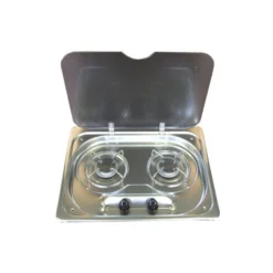 SUTER Réchaud 2 Feux Avec Couvercle