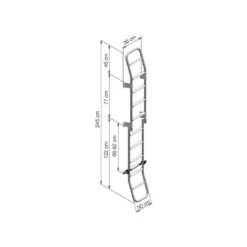THULE Ladder 10 Steps -Tout pour l’Extérieur thule ladder double 10 3