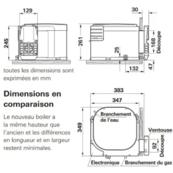 TRUMA BGE 10 Boiler Gaz / électrique -Tout pour l’Extérieur truma bge 10 boiler gaz electrique 2